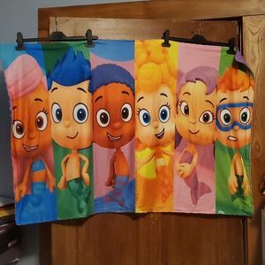 NEW BUBBLE GUPPIES MINKY BLANKET